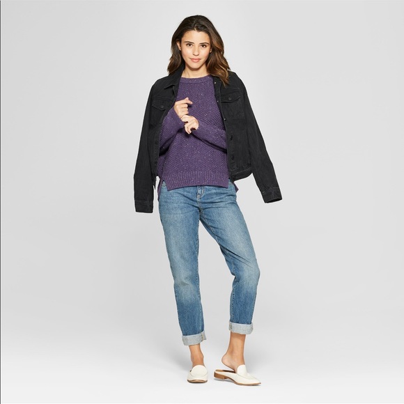 Universal Thread Chunky Purple Pullover 